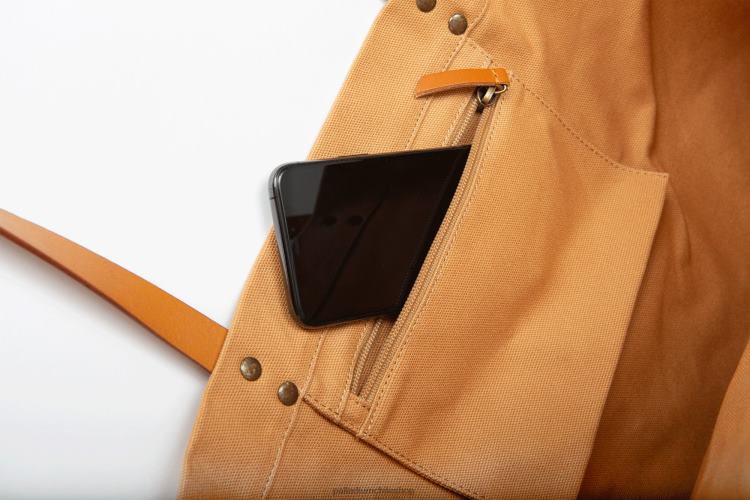 bolsas camello 48PB326 Palladium tote redondo con logo unisexo