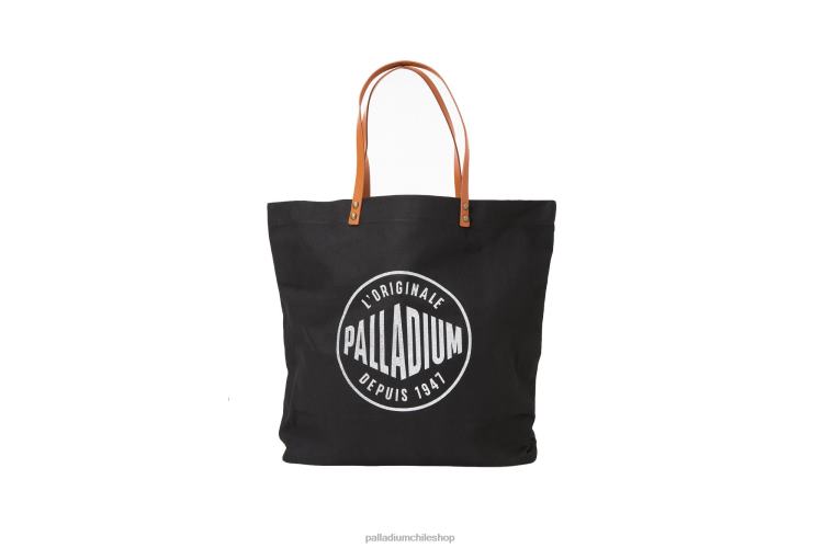 bolsas negro 48PB327 Palladium tote redondo con logo unisexo