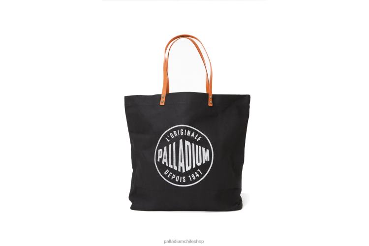 bolsas negro 48PB327 Palladium tote redondo con logo unisexo