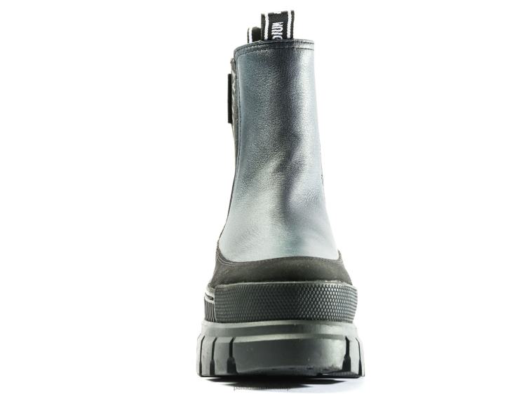 botas Plateado oscuro 48PB275 Palladium revuelta guardabosques de chelsea mujer