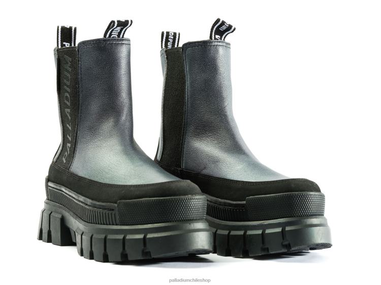 botas Plateado oscuro 48PB275 Palladium revuelta guardabosques de chelsea mujer