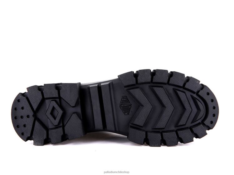 botas Plateado oscuro 48PB288 Palladium revuelta hola metal mujer