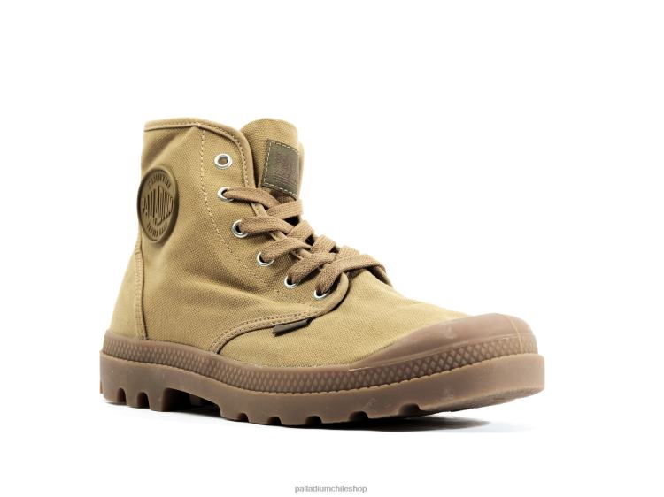 botas aceituna 48PB17 Palladium pampa hola hombres