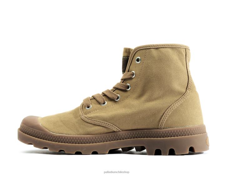 botas aceituna 48PB17 Palladium pampa hola hombres