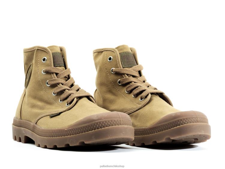 botas aceituna 48PB17 Palladium pampa hola hombres