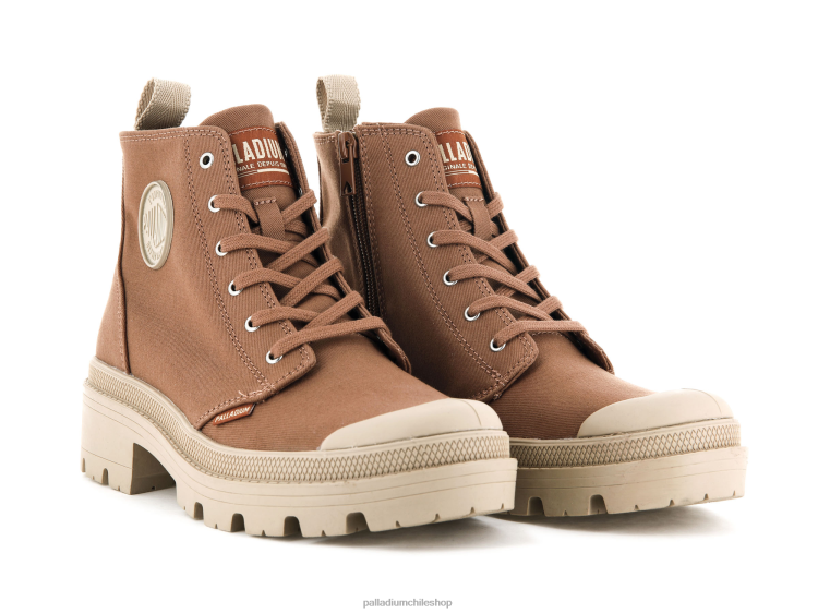 botas archivo perú 48PB242 Palladium sarga pallabase mujer