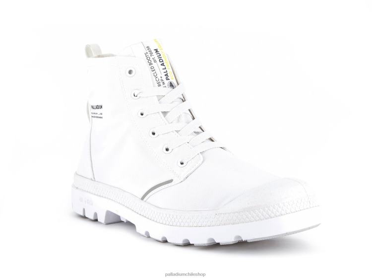 botas blanco 48PB103 Palladium pampa liteplus recicla wpplus unisexo