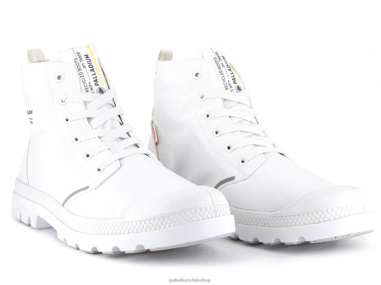 botas blanco 48PB103 Palladium pampa liteplus recicla wpplus unisexo