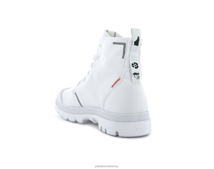 botas blanco 48PB103 Palladium pampa liteplus recicla wpplus unisexo