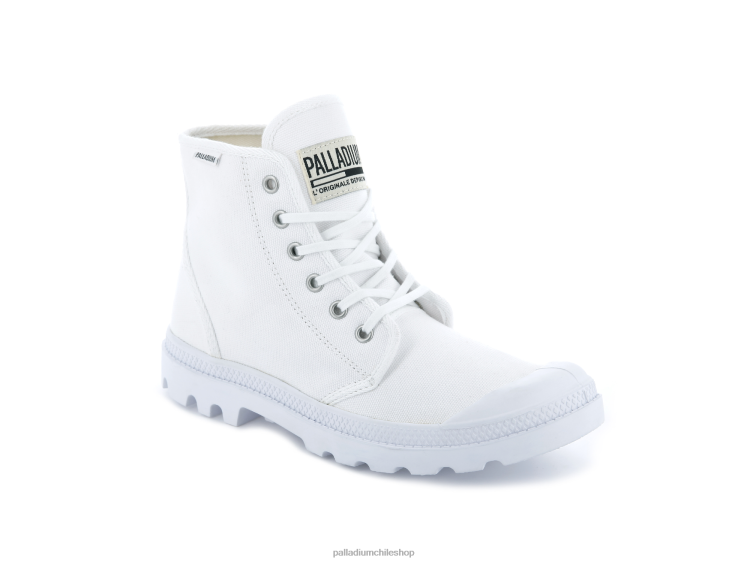 botas blanco 48PB112 Palladium pampa hola original unisexo