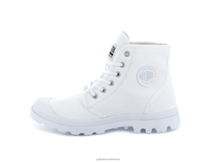 botas blanco 48PB112 Palladium pampa hola original unisexo