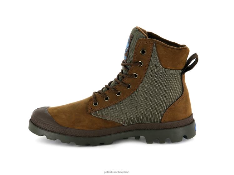 botas brida marrón/niebla de luna 48PB114 Palladium manguito deportivo pampa wpn unisexo