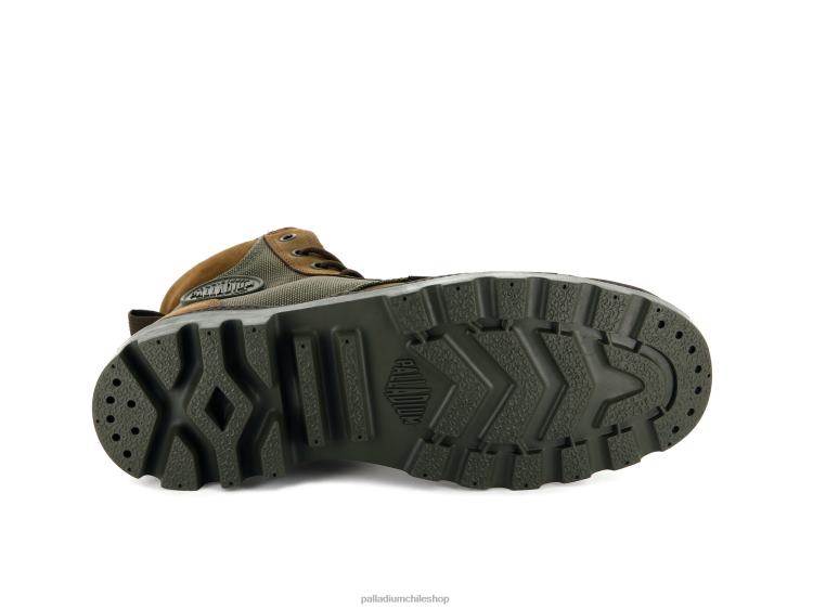 botas brida marrón/niebla de luna 48PB114 Palladium manguito deportivo pampa wpn unisexo