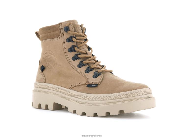 botas bronceado ocre 48PB230 Palladium pallatrooper excursionista nubuck mujer