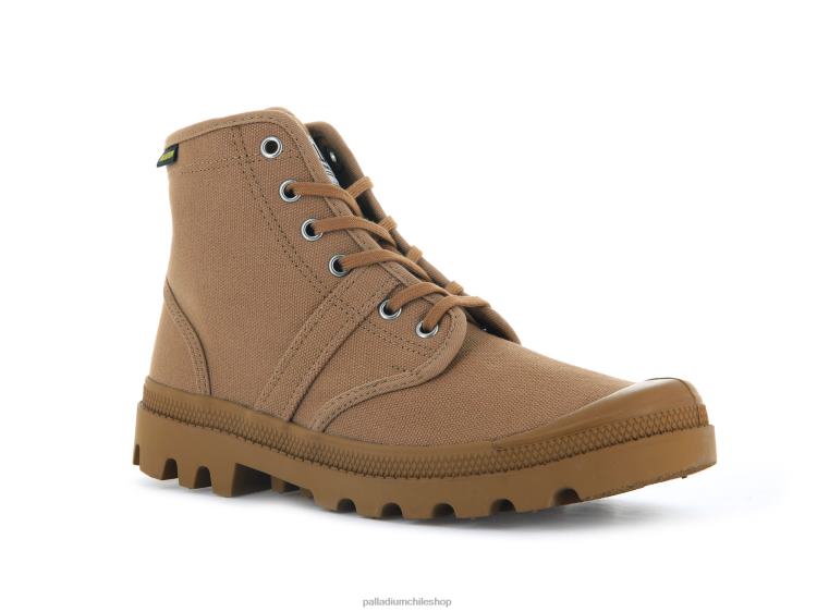 botas canela 48PB245 Palladium wopallabrousse mujer