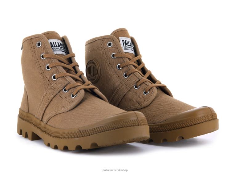 botas canela 48PB245 Palladium wopallabrousse mujer