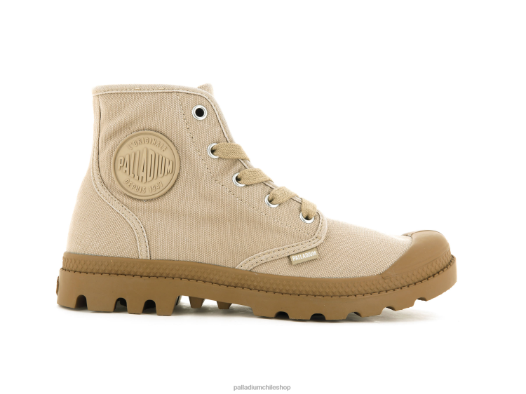 botas caramelo 48PB225 Palladium wopampa hola mujer