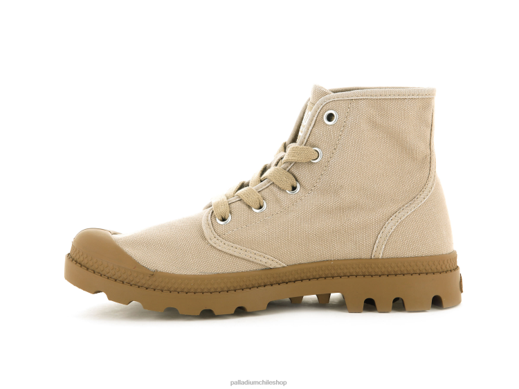 botas caramelo 48PB225 Palladium wopampa hola mujer