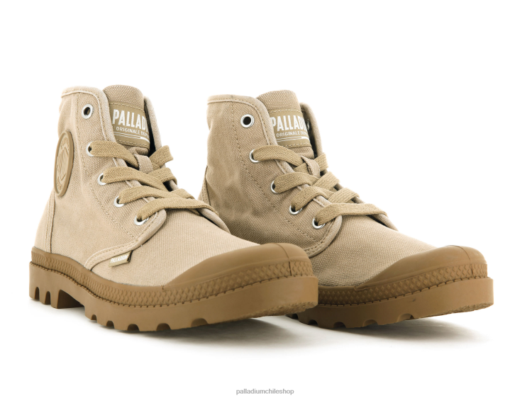 botas caramelo 48PB225 Palladium wopampa hola mujer