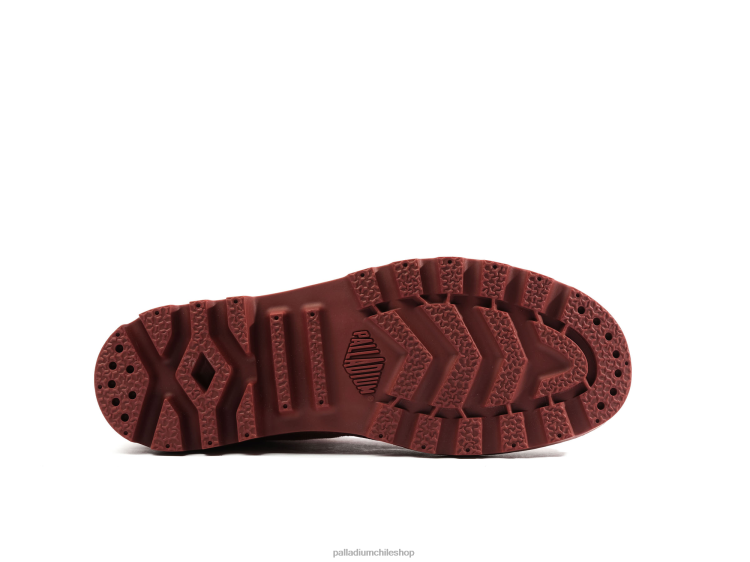 botas cera roja 48PB227 Palladium wopampa hola mujer