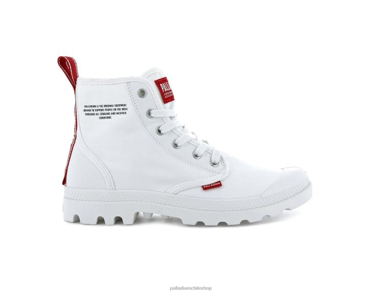 botas estrella blanca 48PB106 Palladium pampa hola atrévete unisexo