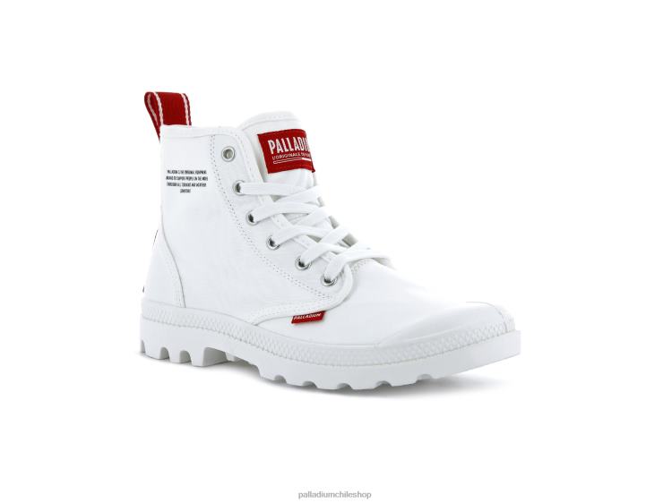 botas estrella blanca 48PB106 Palladium pampa hola atrévete unisexo