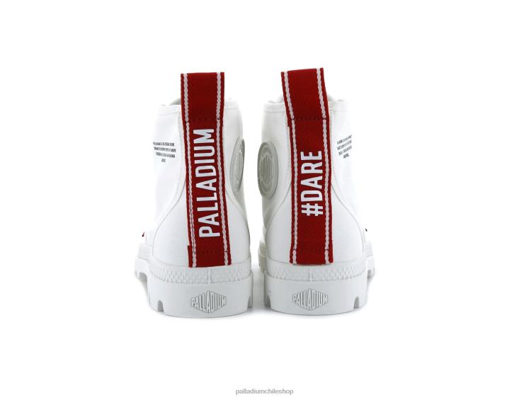 botas estrella blanca 48PB106 Palladium pampa hola atrévete unisexo