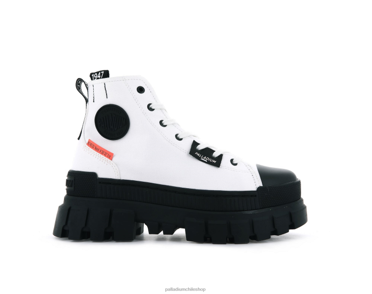 botas estrella blanca 48PB250 Palladium revuelta hola tx mujer