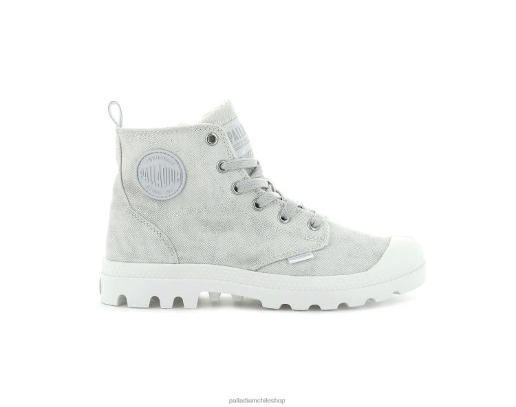 botas estrella blanca 48PB264 Palladium pampa zip desertwash mujer