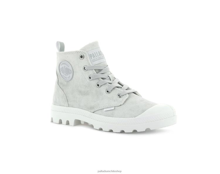 botas estrella blanca 48PB264 Palladium pampa zip desertwash mujer