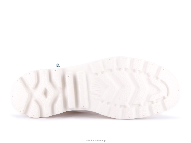 botas estrella blanca 48PB42 Palladium pampa lite encaje unisexo