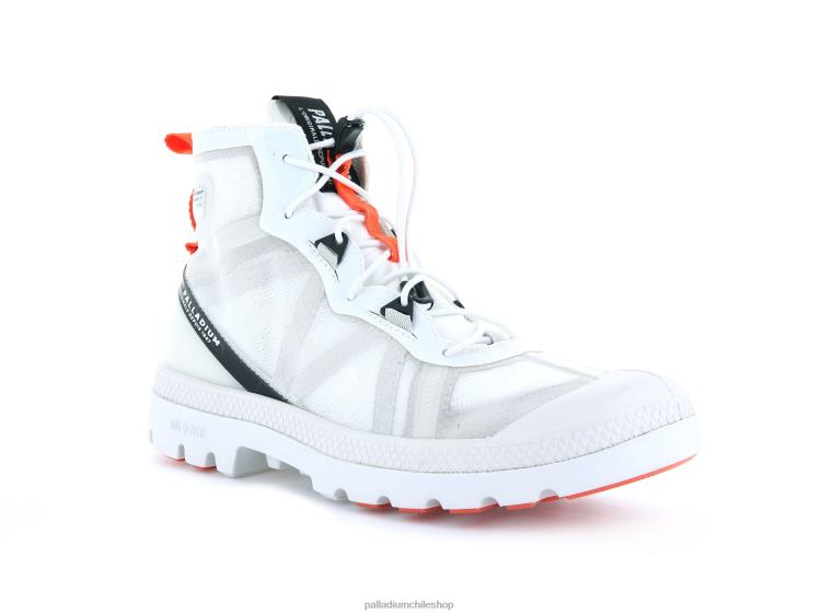 botas estrella blanca 48PB58 Palladium viaje liteplus aventura unisexo