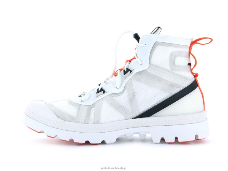 botas estrella blanca 48PB58 Palladium viaje liteplus aventura unisexo