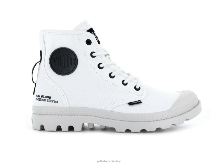 botas estrella blanca 48PB68 Palladium pampa hola htg unisexo