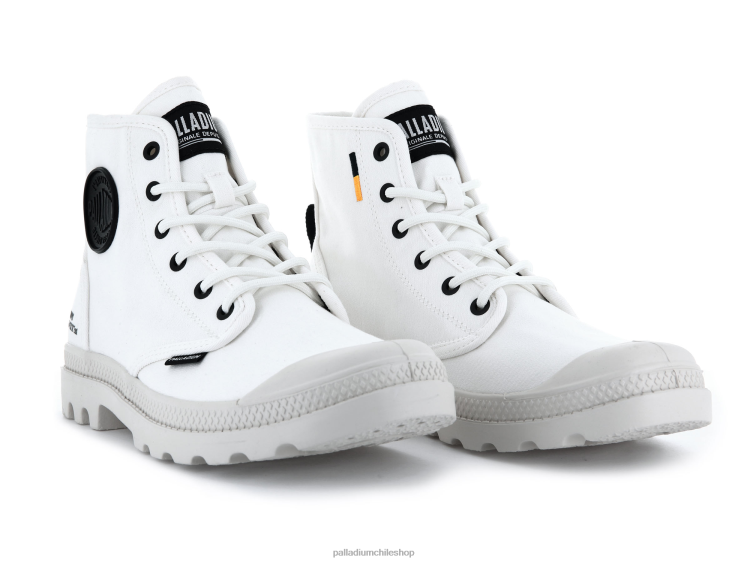 botas estrella blanca 48PB68 Palladium pampa hola htg unisexo