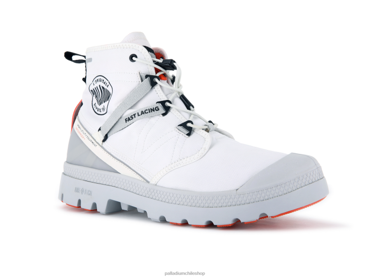 botas estrella blanca 48PB73 Palladium pampa travel liteplus impermeable unisexo