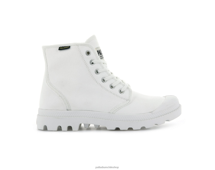 botas estrella blanca 48PB90 Palladium pampa hola original unisexo