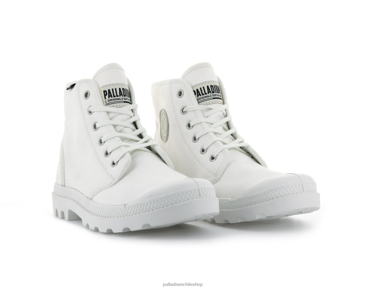 botas estrella blanca 48PB90 Palladium pampa hola original unisexo