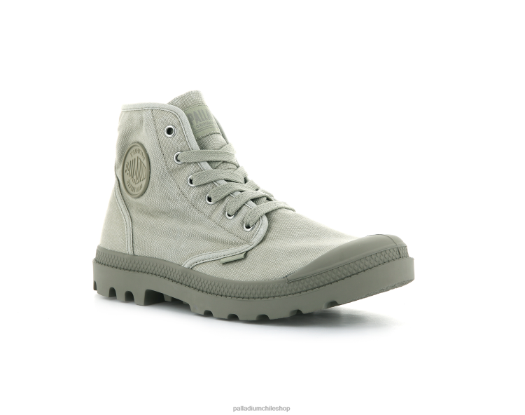 botas eucalipto/aluminio 48PB91 Palladium pampa hola hombres