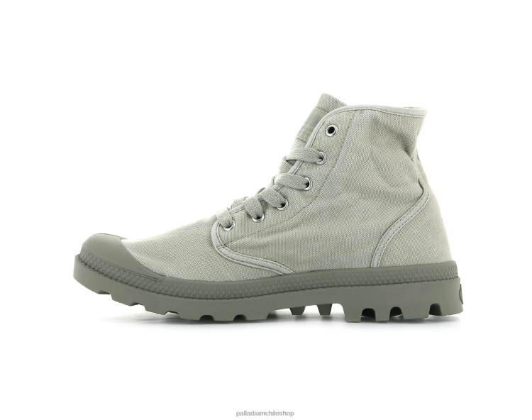 botas eucalipto/aluminio 48PB91 Palladium pampa hola hombres