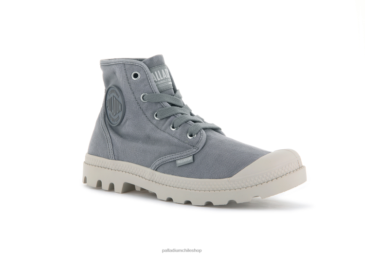 botas franela gris 48PB253 Palladium wopampa hola mujer