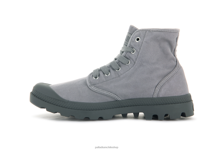 botas franela gris 48PB87 Palladium pampa hola hombres