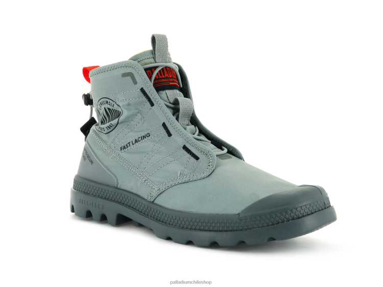 botas gris pizarra 48PB65 Palladium pampa travel lite unisexo