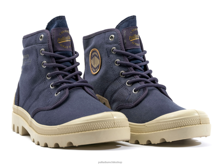 botas humor índigo 48PB10 Palladium ropa de trabajo pallabrousse unisexo