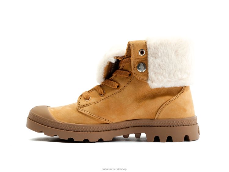 botas manzana canela 48PB272 Palladium blusa holgada de nubuck mujer