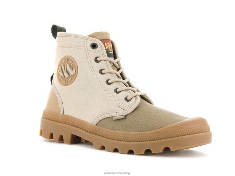botas marrón hueso 48PB25 Palladium pampa sombra 75 unisexo