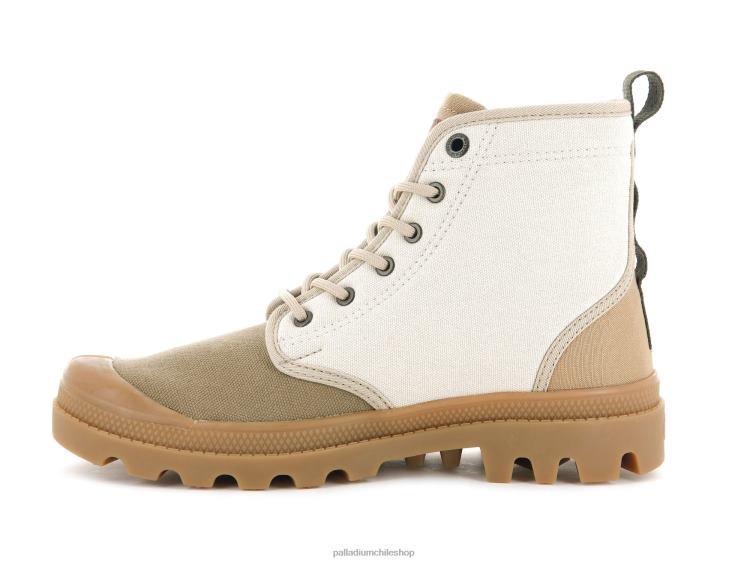 botas marrón hueso 48PB25 Palladium pampa sombra 75 unisexo