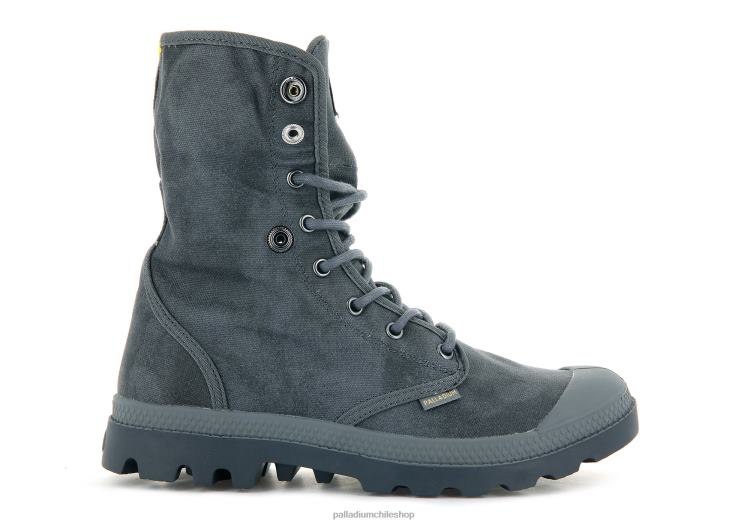 botas metal francés 48PB81 Palladium cera holgada pampa unisexo