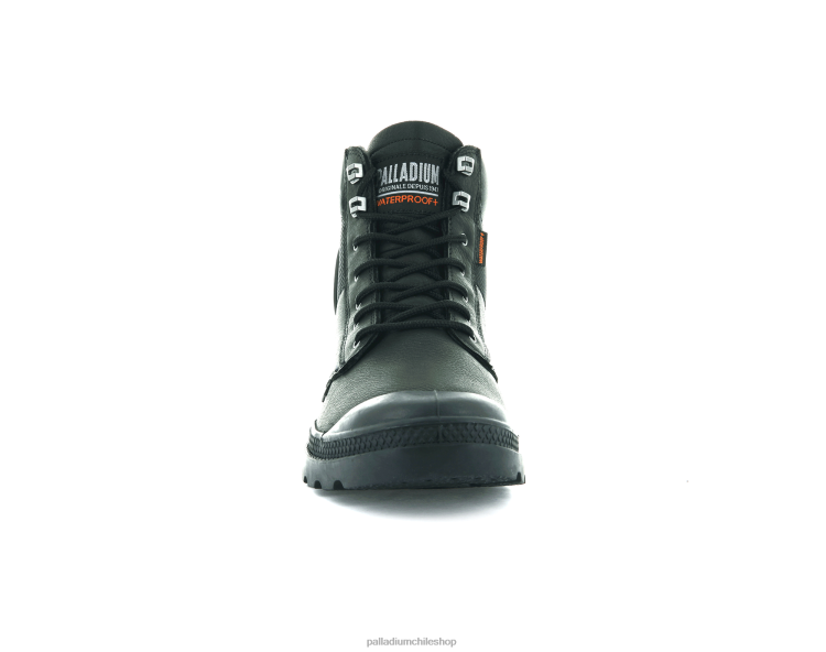 botas negro 48PB100 Palladium pampa escudo wpplus lth unisexo