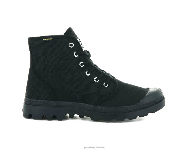 botas negro 48PB118 Palladium pampa hola original unisexo
